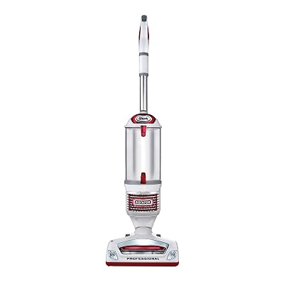 Shark NV501 Rotator Professional Lift-Away Upright Vacuum with HEPA Filter, Swivel Steering, LED Headlights, Wide Upholstery Tool, Dusting Brush & Crevice Tool, White/Red
