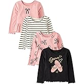 The Children's Place Baby-Girls and Toddler Assorted Long Sleeve Knit Shirts