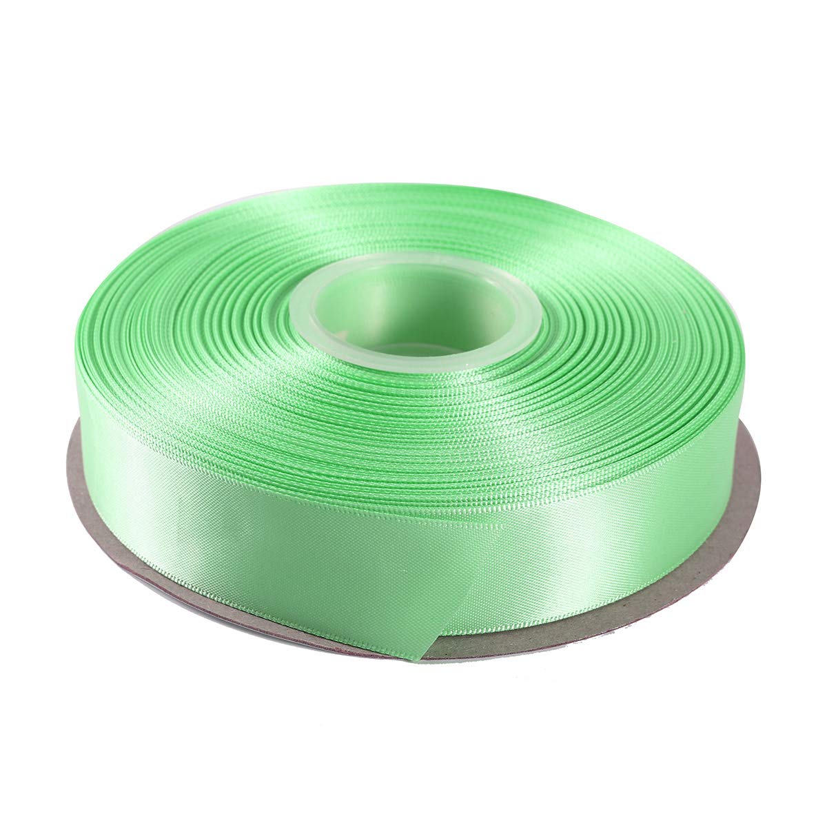 ITIsparkle 25mm Double Faced Satin Ribbon 45 Meters-Roll Set for Gift Wrapping Scrap Books Party Favor Hair Braids Baby Shower Decoration Floral Arrangement Craft Supplies, Aqua Ribbon