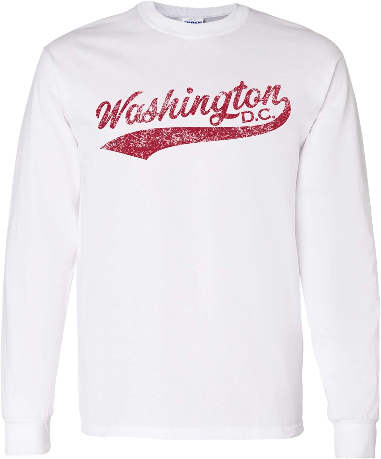 UGP Campus Apparel Hometown Baseball Script - Hometown Pride, Pitcher Long Sleeve T Shirt