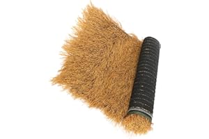HAKIDZEL Artificial Thatch Roofing Roll Garden Simulation Grass Roof Cover 1x0.5m Outdoor Landscaping Straw Roof Decor