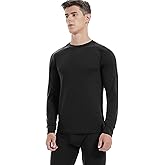 Iguana Mens 100% Merino Wool Base Layer Top - Winter Hiking Skiing Camping Thermal Underwear