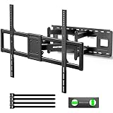 monTEK Heavy Duty XXL Full Motion TV Wall Mount for 60-120 inch Extra Large TVs, Holds 265 lbs, Max VESA 900x600, 27.7" Extension, Swivel & Tilt, Preassembled, Fits 12–24" Studs, LED/LCD/OLED 4K/8K