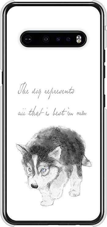 Amazon Softbank Lg V60 Thinq 5g A001lg ハード ケース カバー Yj194 ハスキー 犬 イラスト かわいい 素材クリア Uv印刷 ケース カバー 通販