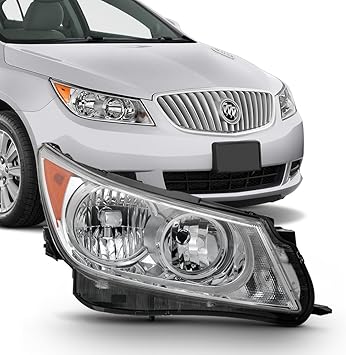 Amazon Com For 2010 2011 2012 2013 Buick Lacrosse Headlight Passenger Side Right Rh Automotive
