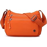 Wytidian Crossbody Bags for Women Waterproof Nylon Shoulder Bag Roomy Multiple Pockets Messenger Purses Handbags