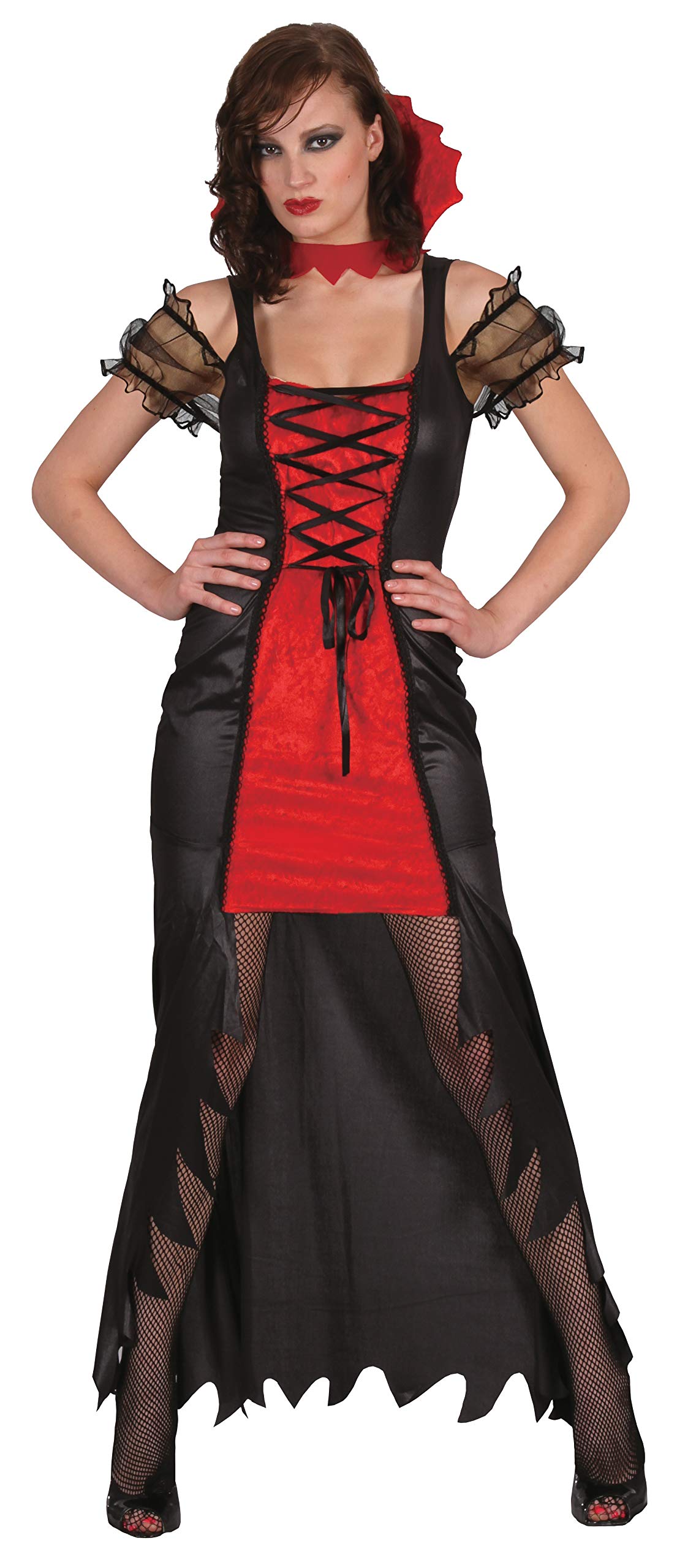 Ciao 62171 Disguise, Adult, Red, Black, One Size 40-42