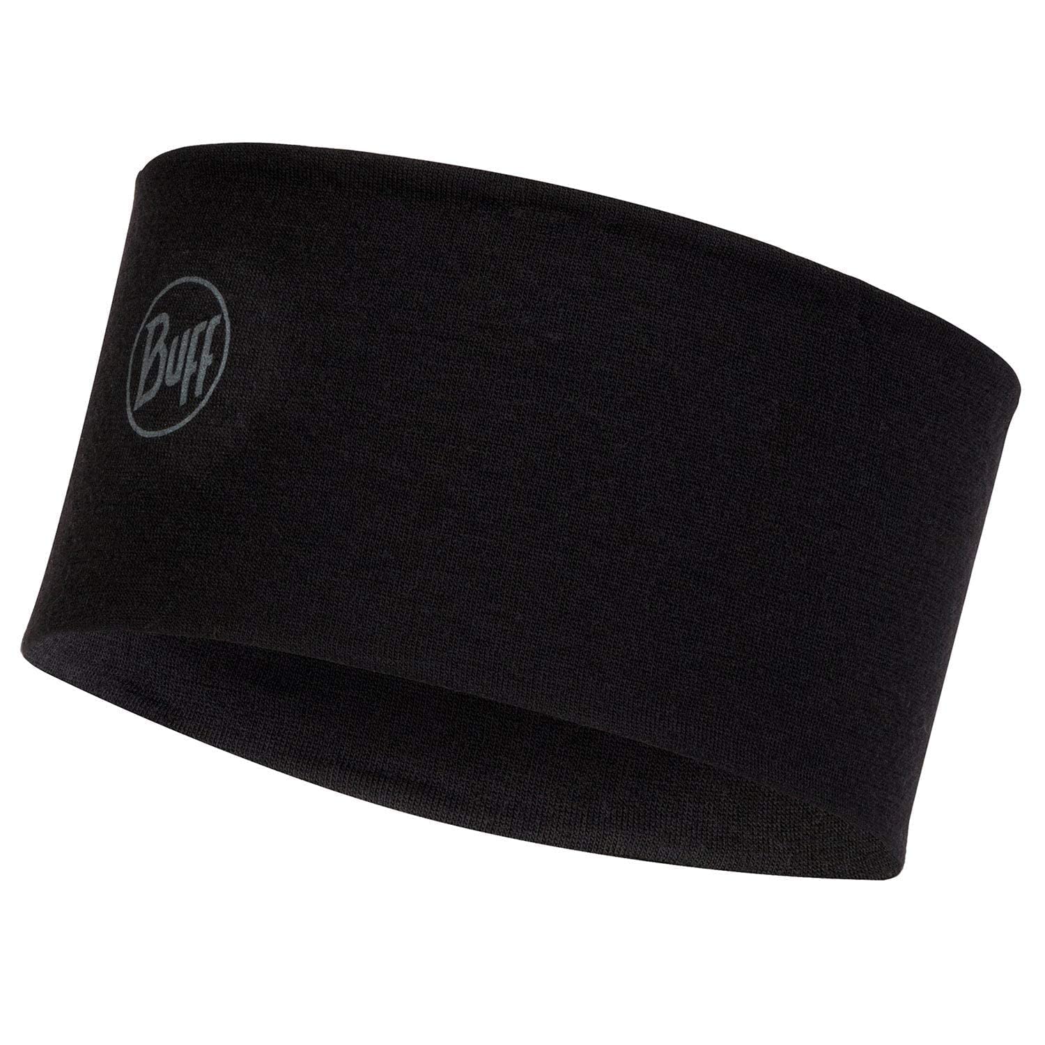 Buff Men Black Headband Mid Wool - Black, One Size