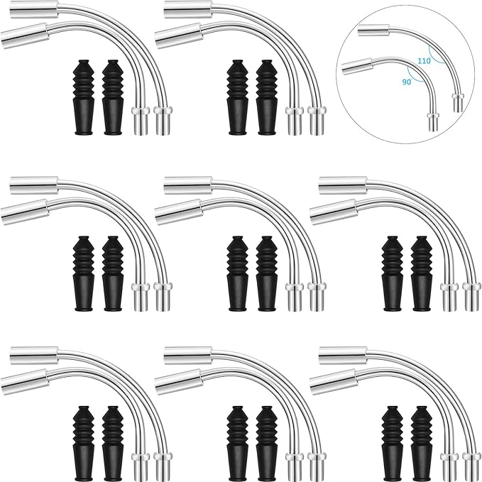 Sporting Goods Bike Brakes Parts 360gradosevents Es Pirhosigma 8 Pcs 90 Liner V Brake Noodle Cable Guide Pipe Rubber Boot Bicycle Cycling Set