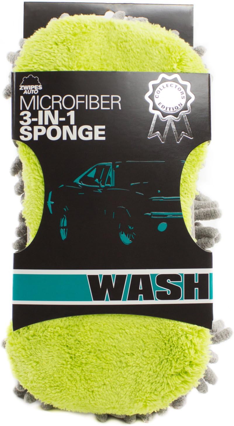 Zwipes Auto 887 Professional Microfiber 3-in-1 Super Sponge