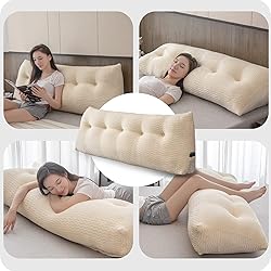 ZOEMO Large Bolster Triangular Headboard Wedge