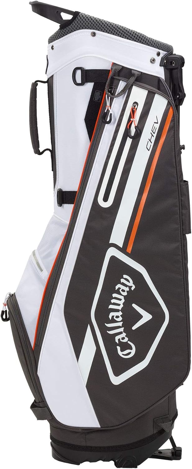 Callaway Golf 2021 Chev Stand Bag , Charcoal/White/Orange: Sports & Outdoors