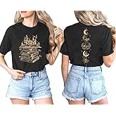 Magical Shirts for Women Flourish and Blotts Shirt Book Tshirt Wizard Costume Clothes