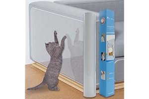 Cat Scratch Protector, Transparent Sofa Guard, Self-Adhesive Scratch Tape, Cat Scratch Shield, Furniture Scratch Guard - One-
