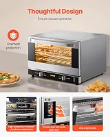VEVOR Commercial Convection Oven 43Qt 1600W 4-Tier Electric Toaster view 6
