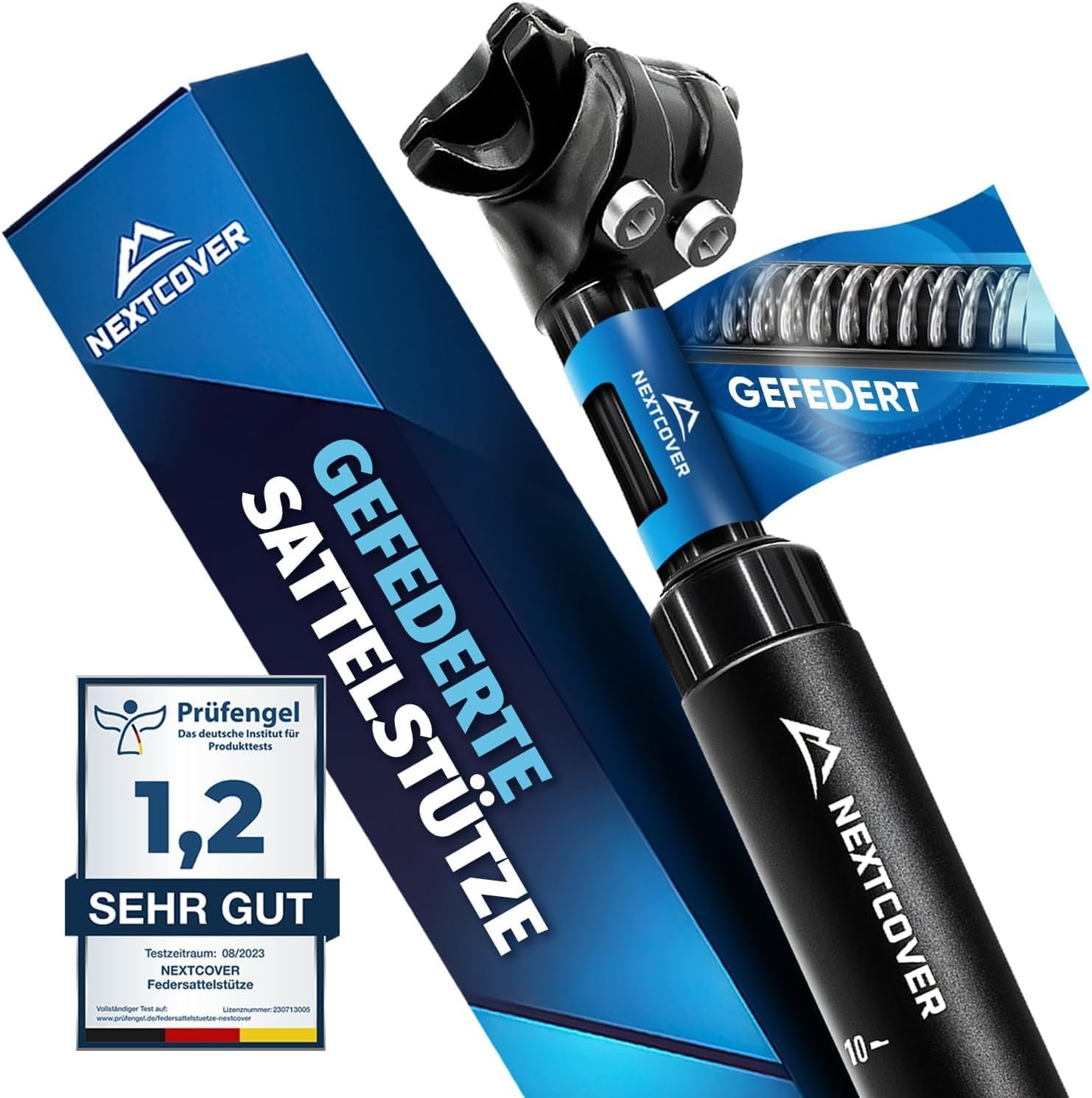 Mua NEXTCOVER® Sattelstütze gefedert - Das Original - mit 27.2/30.9/31.6/34.9mm Durchmesser und [Comfort-Spring] Technologie I gefederte Sattelstütze, Sattelstange, Federsattelstütze trên Amazon Đức chính hãng 2026