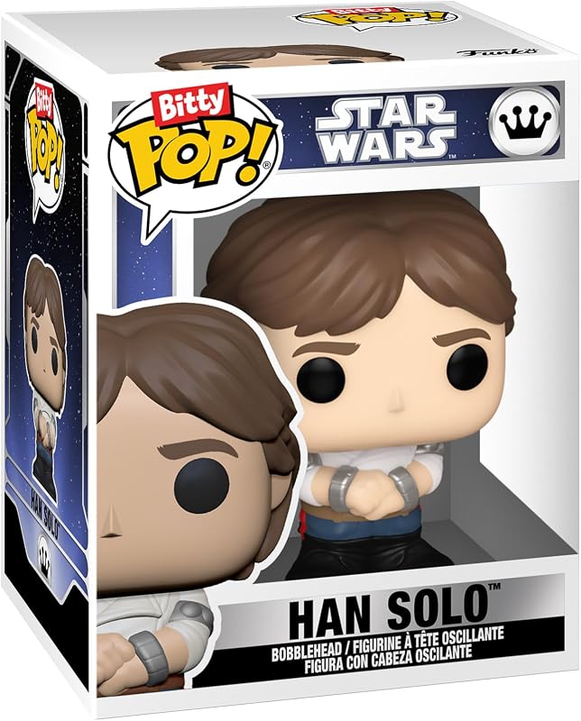Bitty POP! Box Bundle: Star Wars - Bitty Box and 10 Mini Figures - Luke Skywalker, Darth Vader, Han Solo and more