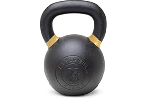 Kettlebell Kings Powder Coated Kettlebell Weights - 9-97 lb Strength Training Kettlebells for Men and Women - Hand Weights Workout Gym Equipment - Weights Set for Home Gym- New