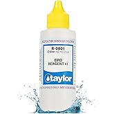 Taylor R-0001-C, DPD Reagent #1, 2 Ounce, for Testing Chlorine and Bromine Sanitizer Levels in Pool and Spas, Dropper Refill for Water Test Kits, Replace Annually | Made in The USA