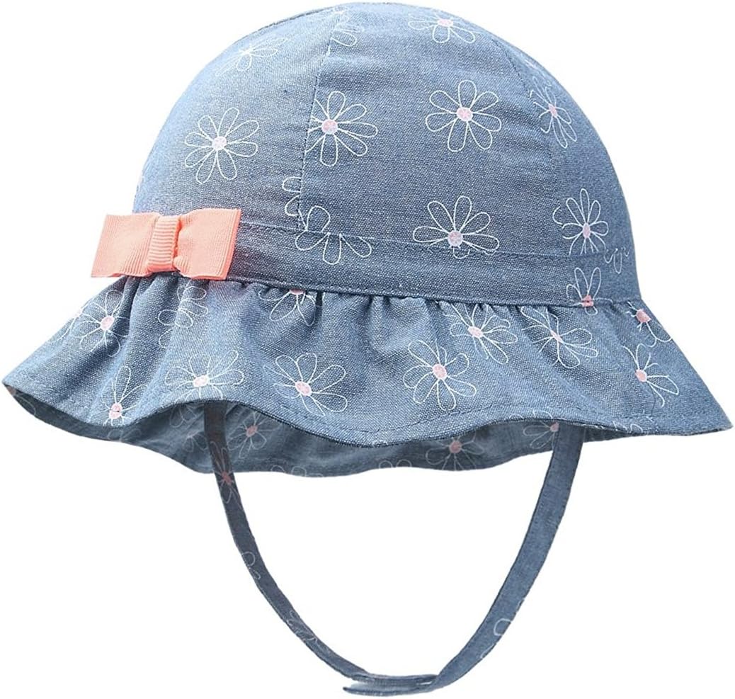 MZLIU Girls Toddler Cute Sun Hats Baby Cowboy Cotton 0-4T