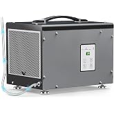 BaseAire Crawlspace 70 PPD Dehumidifier with Pump for 1000 Sq Ft | Dehumidifier with Pump, Dehumidifiers with Drain Hose, Auto Defrost, for Commercial, Basements. Compact Size Easy to Move