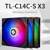 Thermalright TL-C14C-S X3 140mm ARGB PWM FDB 3-Pack CPU Case Fans 1500RPM view 2