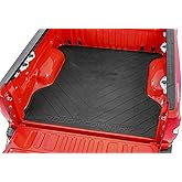 Rough Country Truck Bed Mat for Chevy Silverado &amp; GMC Sierra 1500 (2019-2026) &ndash; Fits 5'10" BTear-Resistant Heavy-Duty Rubber, Non-Slip Protection