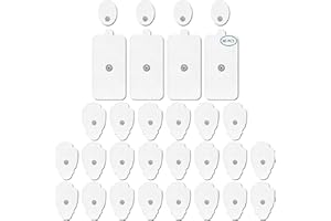 MOLUFEIBE Tens Unit Replacement Pads Tens Pads Replacement Tens Unit Pads Replacement Tens Electrodes Tens Electrode Pads for Tens Unit Muscle Stimulator Pads 30PCS Compatible with Belifu Tens Unit Pads