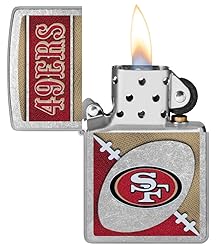 Zippo NFL San Francisco 49ers Street Chrome Pocket