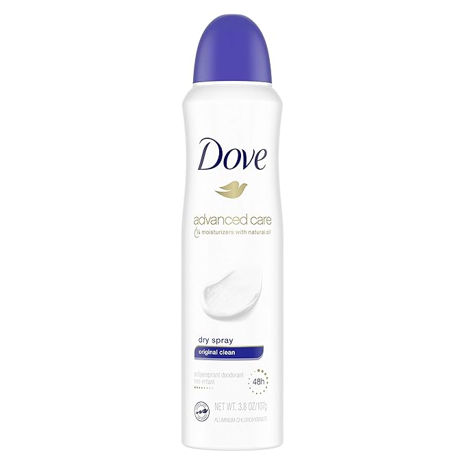 dove spray lotion