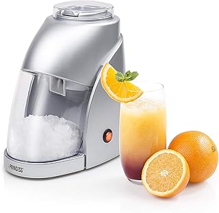 Princess elektrischer Ice Crusher/ Eiscrusher - zerkleinert 300g Eis pro Minute (600ml Behälter)/ mit Ein-/ Ausschalter, 282984