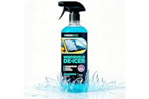 MAV AQUADOC AquaDoc De-icer for Car Windshield - Liquid Ice Melter for Windshields, Windows, Door Locks & Latches - Car De Icer Spray for Fast Ice Removal - 16oz