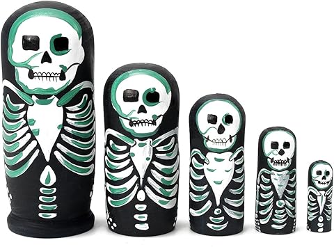 skeleton russian dolls