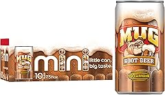 Mug Root Beer Soda, mini latas de 7.5 onzas, paquete de 10