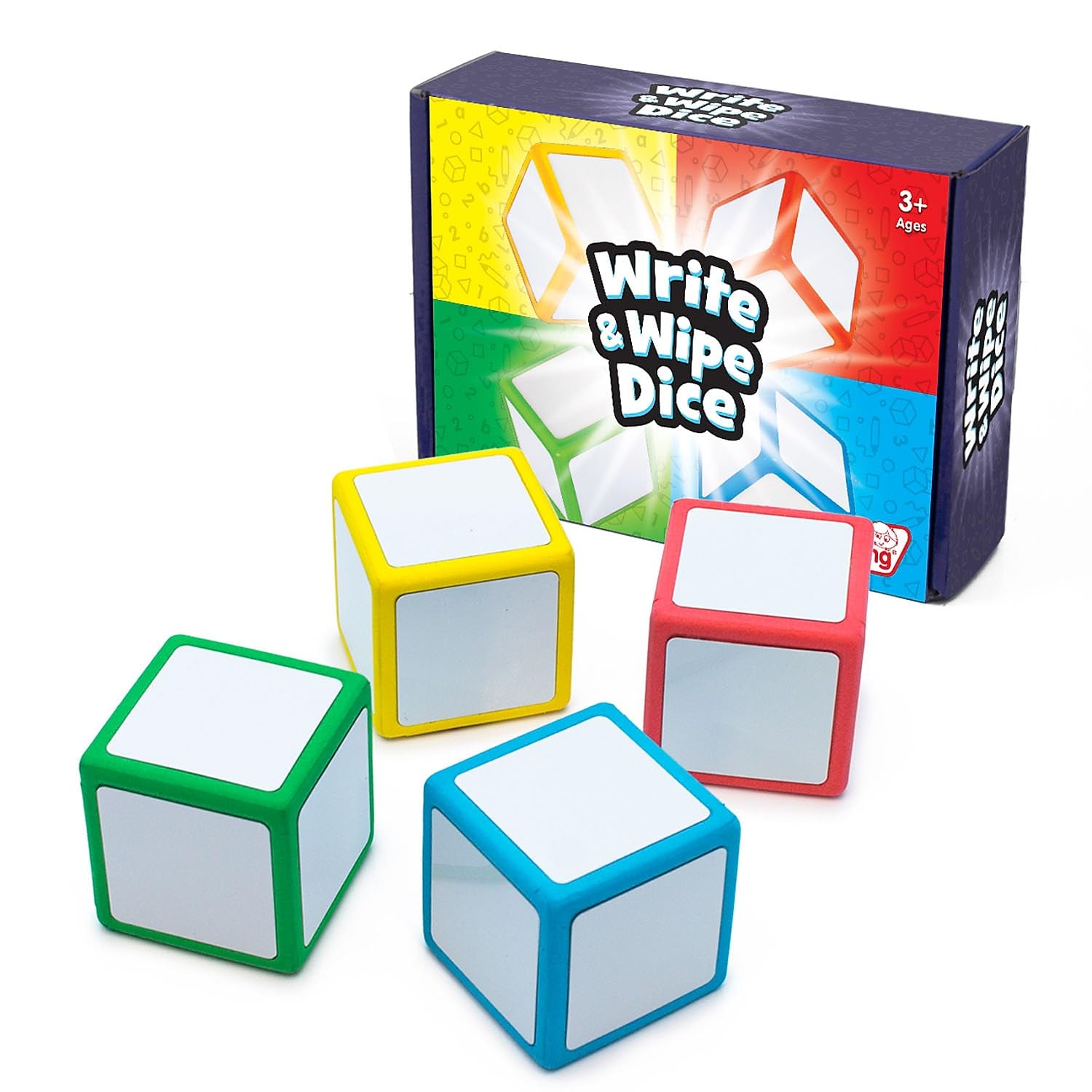 Junior Learning Write & Wipe Dice Game JL617