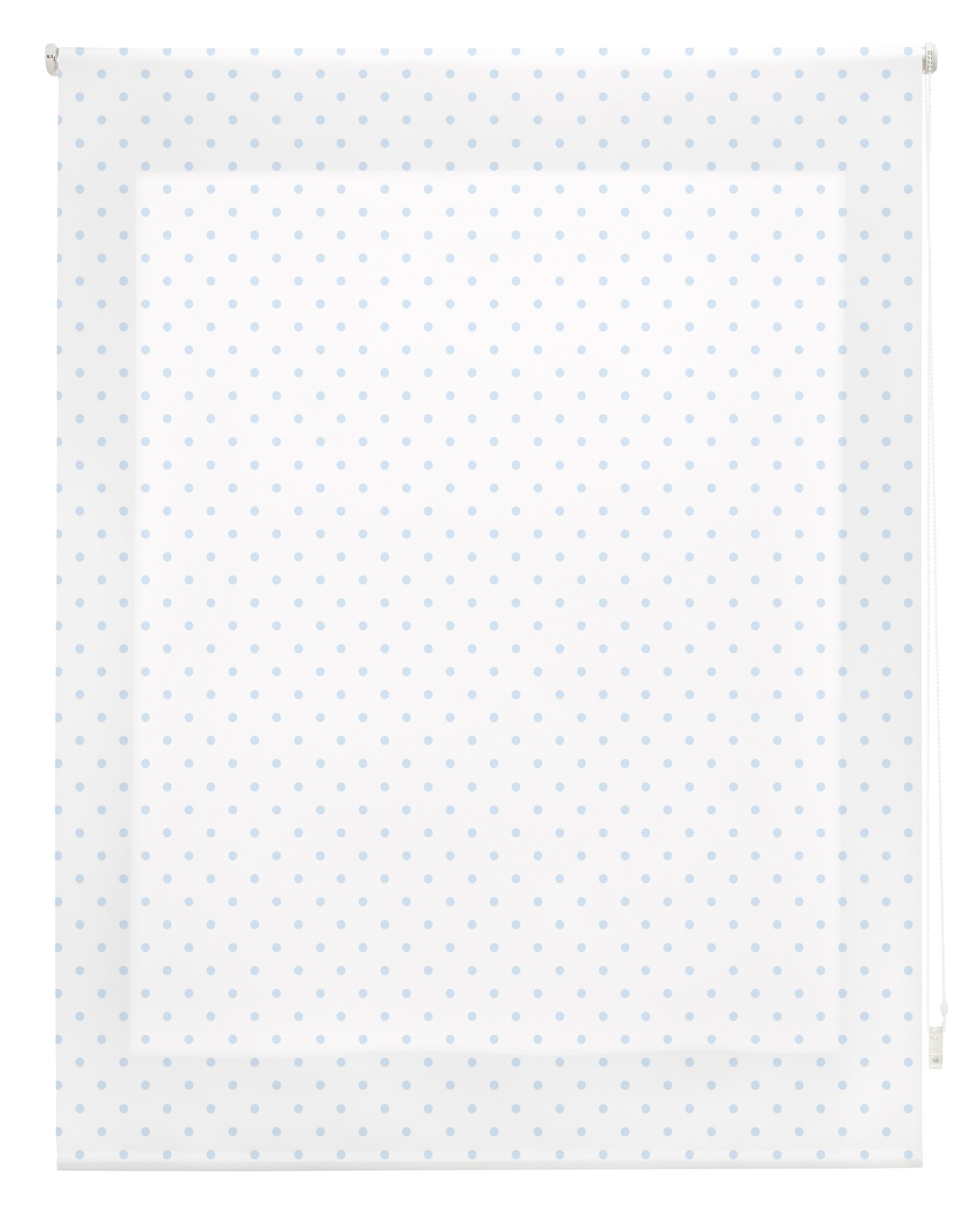 blindecor Specks Celestial Roller, Fabric, White, 120 x 250 cm