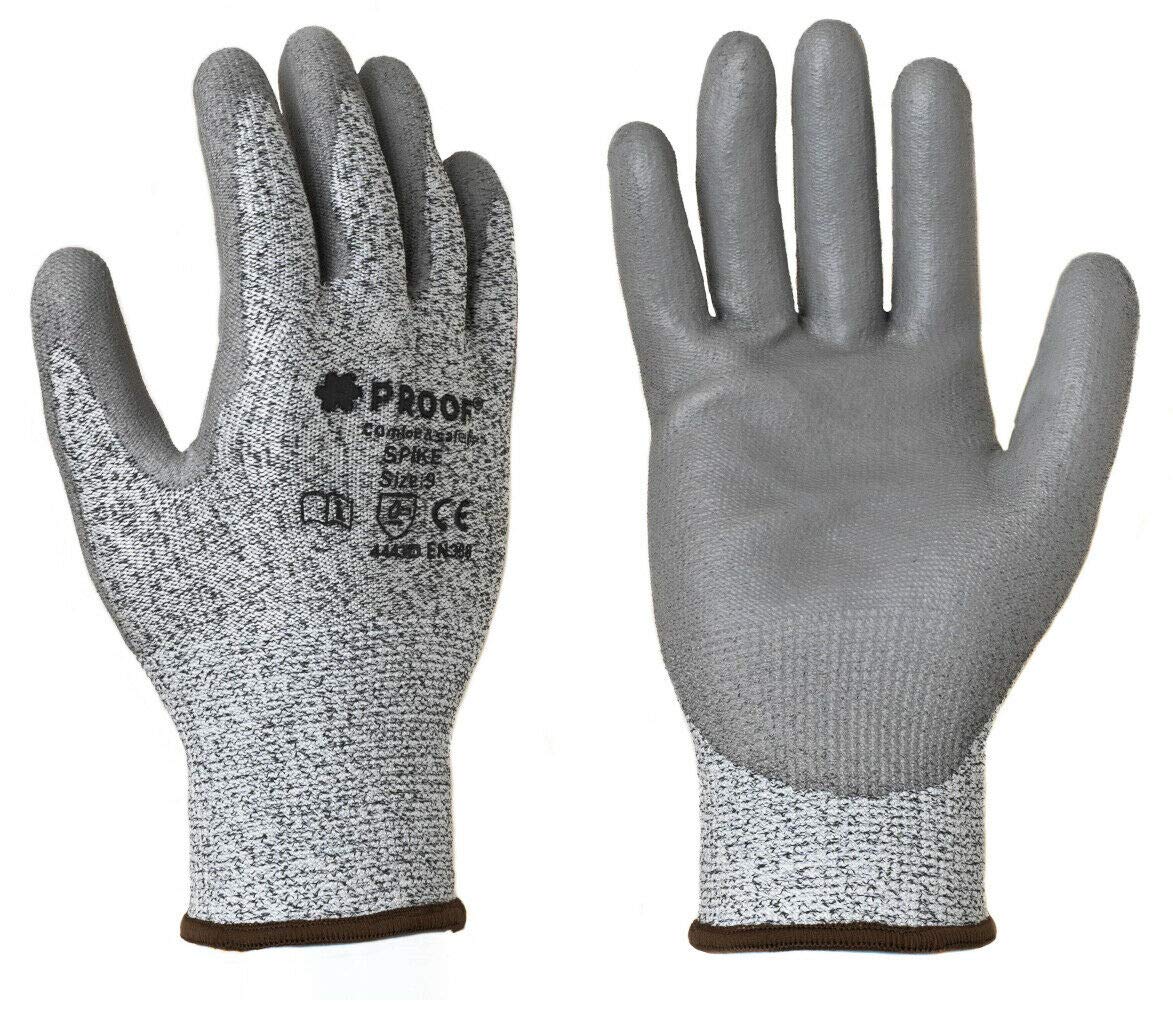 Screws City Cut Protection Safety Gloves Cut Resistant EN388 Certified Hand Protection Gloves 1 Pair (Size XL - 10)