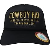Sendero Provisions Co. Cowboy Adjustable Snapback Foam Trucker Hat with Embroidered Design &amp; Mesh Back for Breathability