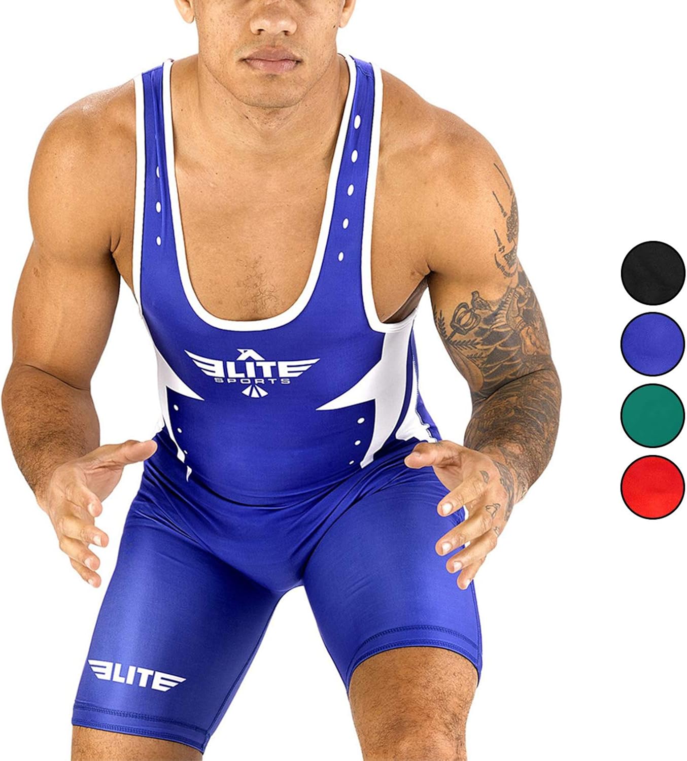 Herren Wrestling Singlet Uniform, Elite Sports Star Series Advanced Singlets für Männer