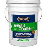 Farnam Weight Builder Weight Support Supplement for Horses, 90 Day Supply | Helps Maintain Optimal Weight And Body Condition, provides easily digestive calories with no sugar added