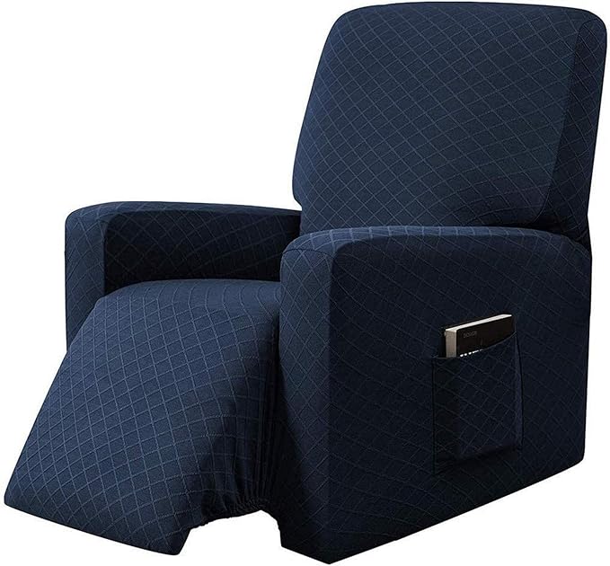 DIELUNY Funda elástica para sillón de estilo rombo Jacquard con