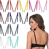Eurzom 12 Pairs Adjustable Replacement Bathing Suit Straps | Adjustable Bra Straps, Removable Swimsuit Straps, Elastic with Metal Clips for Swimwear &amp; Dresses, for Women Girls