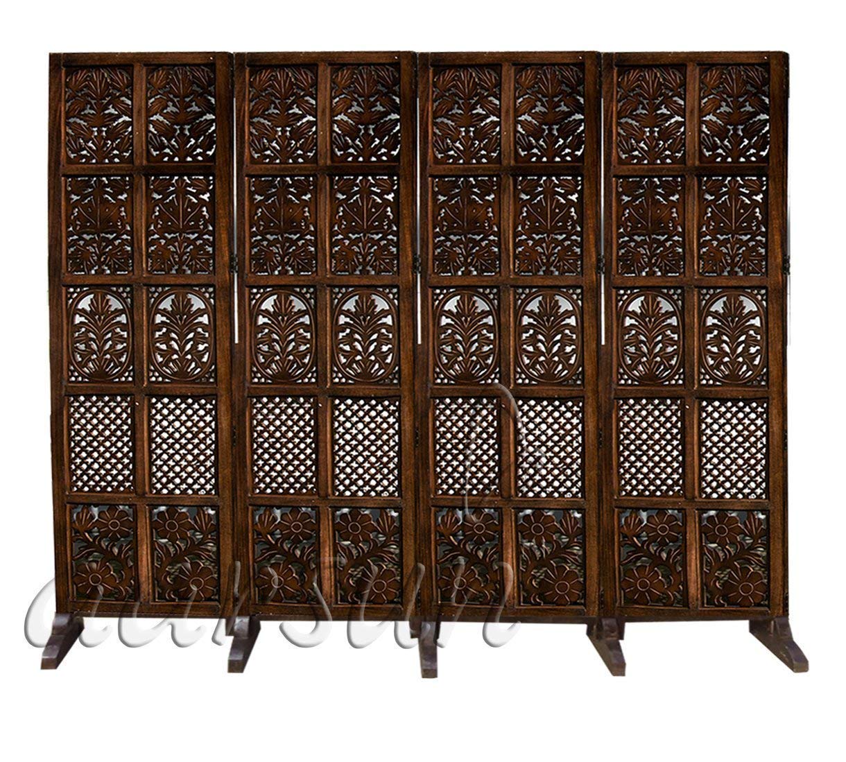 Aarsun Woods Wooden Room Divider (Standard Size) Amazon.in Furniture