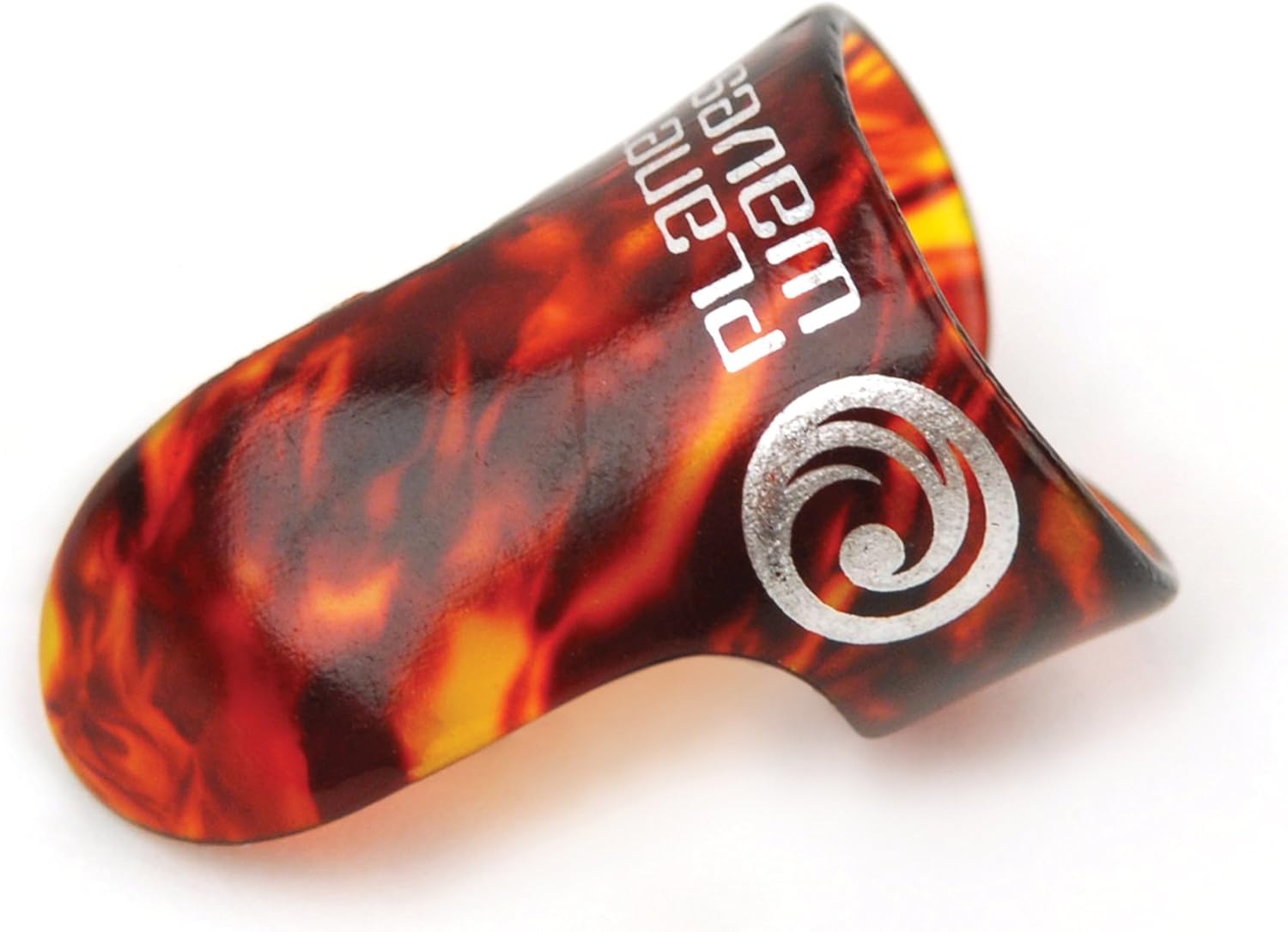 D'Addario Finger Picks for Guitar & Banjo, Medium, Celluloid Tortoiseshell, Pack of 5, Medium, 5-pack - Image 5