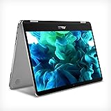 ASUS VivoBook Flip 14 Thin and Light 2-in-1 Laptop, 14” HD Touchscreen, Intel Celeron N4020 CPU, 4GB RAM, 128GB Storage, Wind