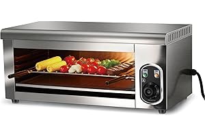 2000W Salamander Broiler, Electric Raclette Grill Cheese Melter, WQV Commercial Wall Mount or Countertop Stainless Steel Toas