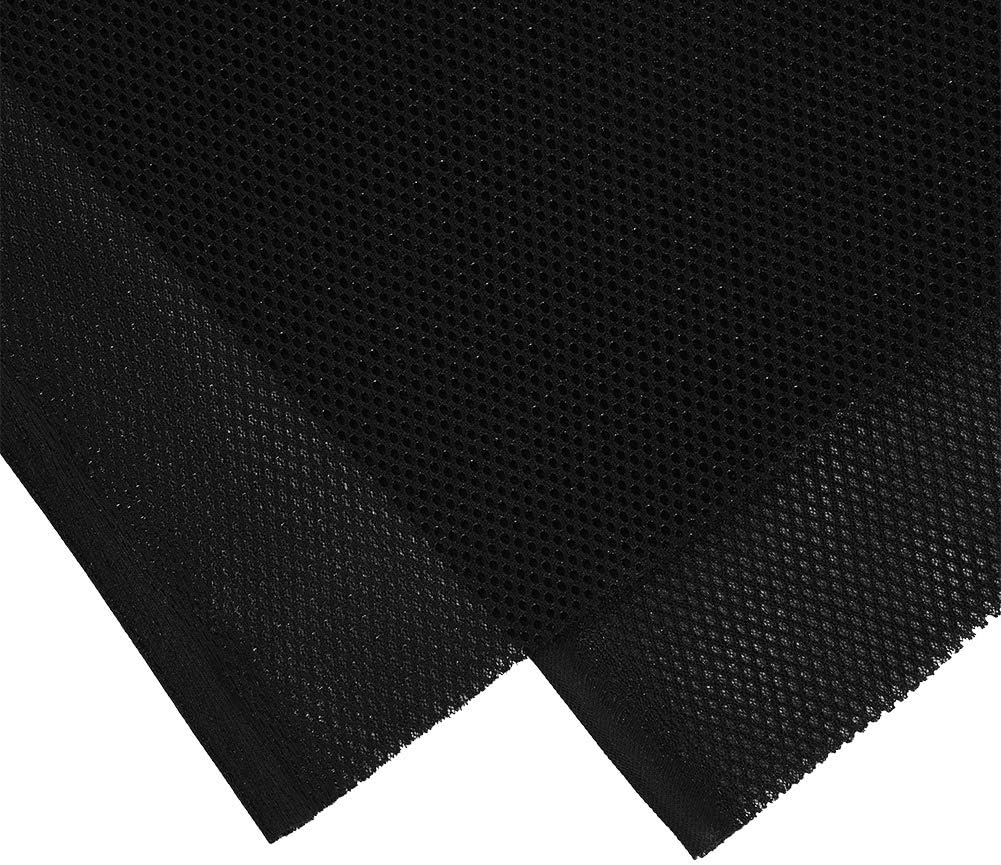 Queen.Y 140cm x 50cm Speaker Fabric Grill Cloth, Stereo Mesh Fabric Dustproof Protective Cloth Cover For Stereo Audio Speaker Black - Image 4