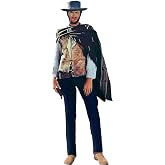 CLINT EASTWOOD IN PONCHO STETSON HAT SPAGHETTI WESTERN THE GOOD BAD AND UGLY FISTFUL OF DOLLARS FOR A FEW DOLLARS MORE MAN WITH NO NAME LIFESIZE CARDBOARD STANDUP STANDEE CUTOUT POSTER FIGURE