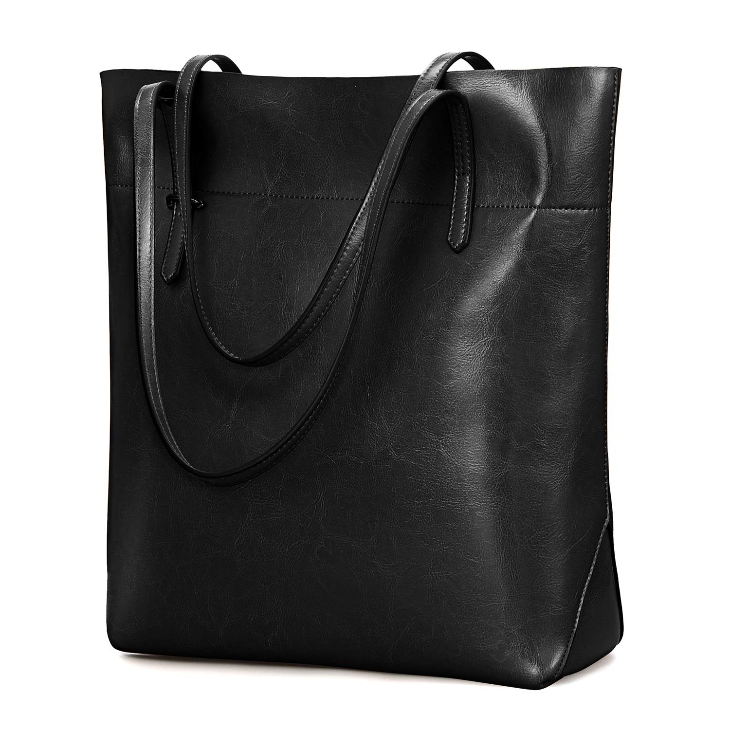 Buy Kattee Vintage Genuine Leather Tote Shoulder Bag With Adjustable
