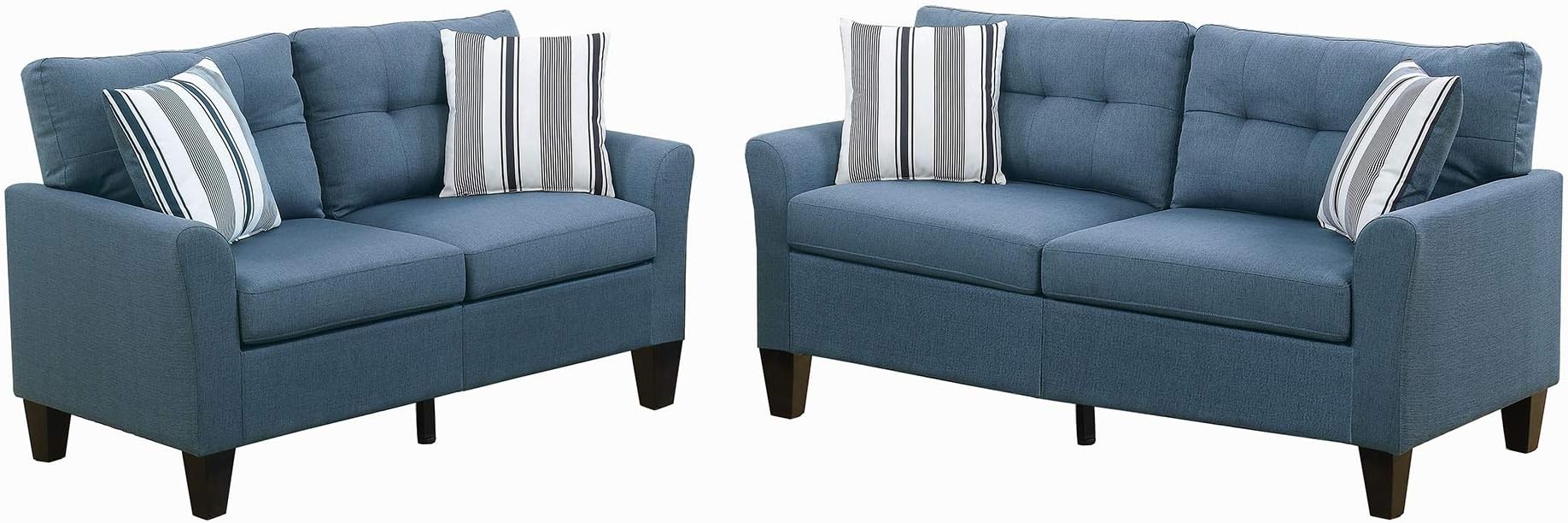 Poundex PDEX- Sofas, Blue